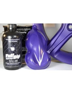 Kit vernice removibile spray wrapping Full Dip per 4 cerchi Viola metal l 2