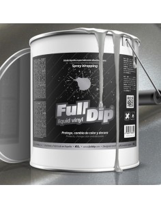 Vernice removibile Full Dip 4L Alluminio metallizzato