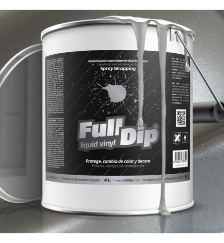 Vernice removibile Full Dip 4L Alluminio metallizzato