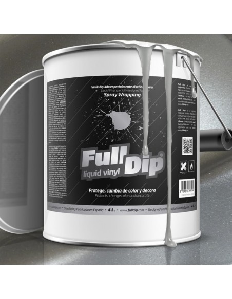 Vernice removibile Full Dip 4L Alluminio metallizzato