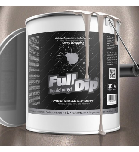 Vernice removibile Full Dip 4L Alluminio perla