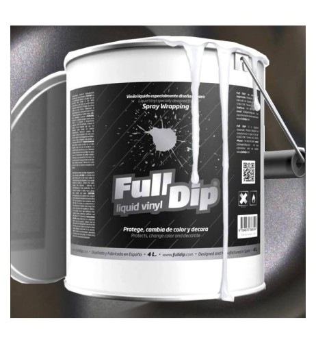 Vernice removibile Full Dip 4L Antracite metallico Candy Perla