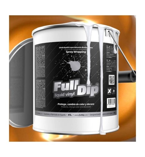 Vernice removibile Full Dip 4L Arancione Candy Perla