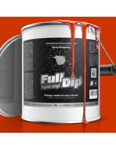 Vernice removibile Full Dip 4L Arancione opaco