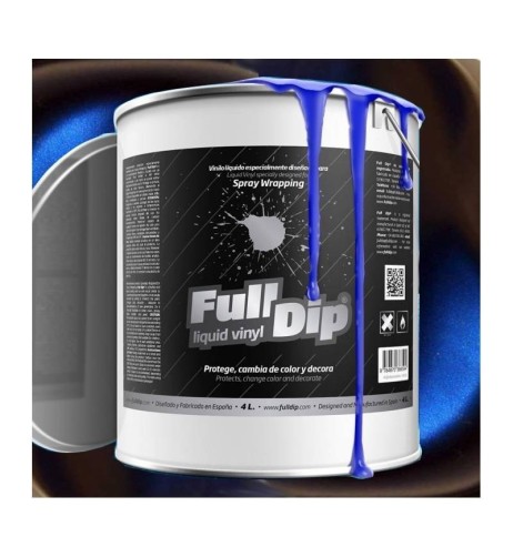 Vernice removibile Full Dip 4L Azzurro elettrico Candy Perla