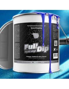 Vernice removibile Full Dip 4L Azzurro metallizzato