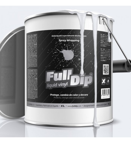 Vernice removibile Full Dip 4L Bianco opaco