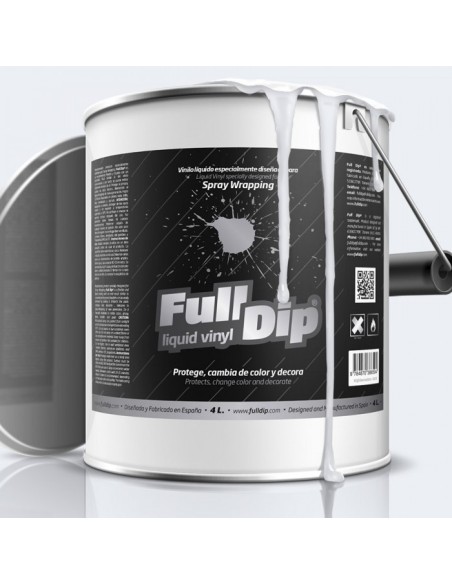 Vernice removibile Full Dip 4L Bianco opaco