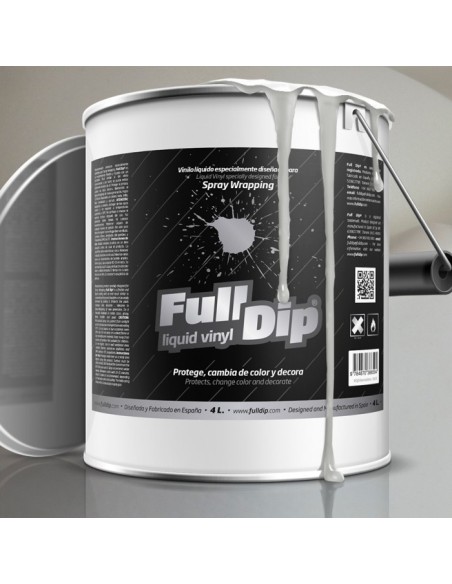 Vernice removibile Full Dip 4L Bianco perla