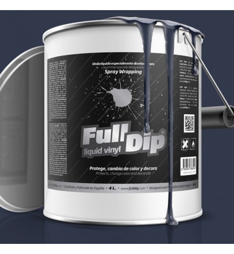 Vernice removibile Full Dip 4L Blu industriale opaco