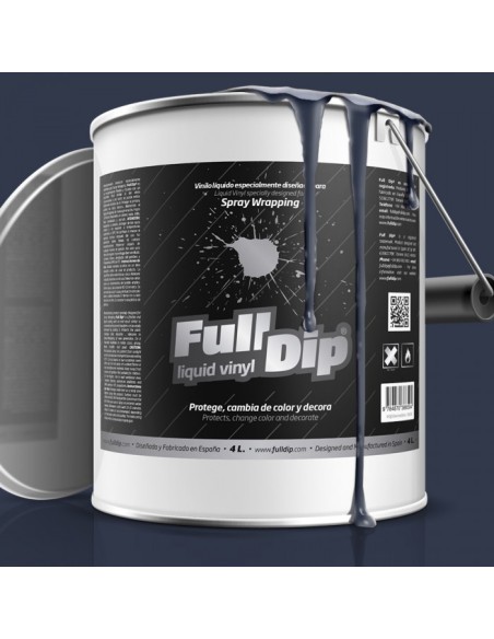 Vernice removibile Full Dip 4L Blu industriale opaco