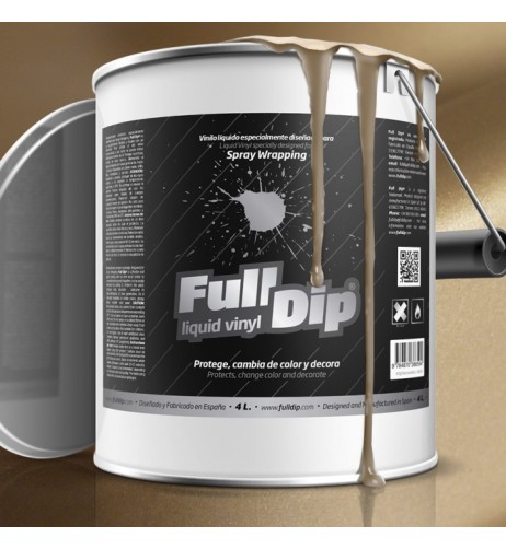 Vernice removibile Full Dip 4L Bronzo metallizzato