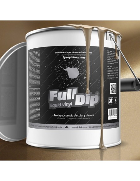 Vernice removibile Full Dip 4L Bronzo metallizzato