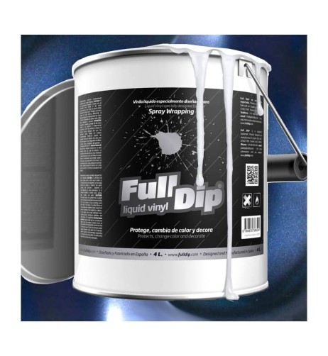 Vernice removibile Full Dip 4L Diamante Azzurro Perla