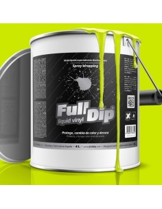 Vernice removibile Full Dip 4L Giallo Fluo