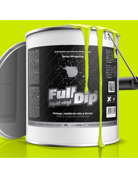 Vernice removibile Full Dip 4L Giallo Fluo