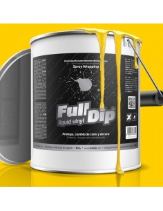 Vernice removibile Full Dip 4L Giallo opaco