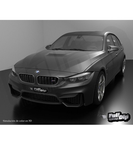 Vernice removibile Full Dip 4L Nero metallizzato