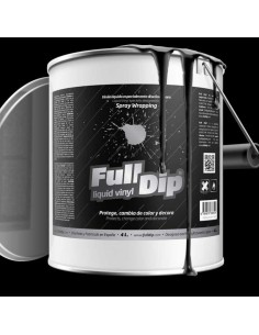 Vernice removibile Full Dip 4L Nero opaco