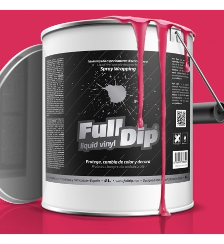 Vernice removibile Full Dip 4L Rosa Fluo