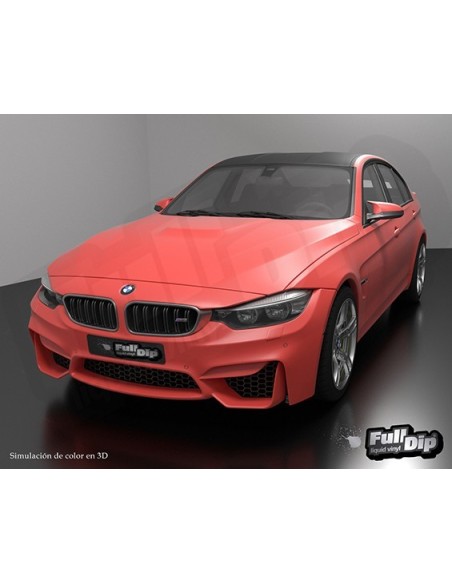 Vernice removibile Full Dip 4L Rosso Fluo