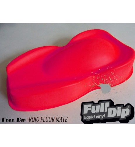 Vernice removibile Full Dip 4L Rosso Fluo