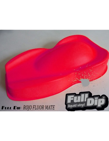 Vernice removibile Full Dip 4L Rosso Fluo