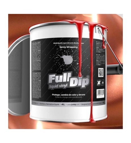 Vernice removibile Full Dip 4L Rosso Marte Candy Perla