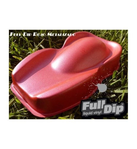 Vernice removibile Full Dip 4L Rosso metallizzato