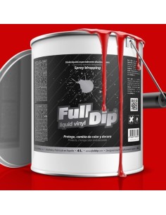 Vernice removibile Full Dip 4L Rosso opaco