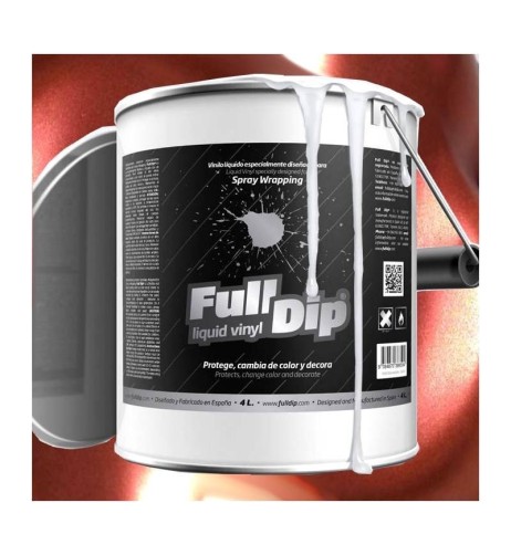 Vernice removibile Full Dip 4L Rosso vino Candy Perla