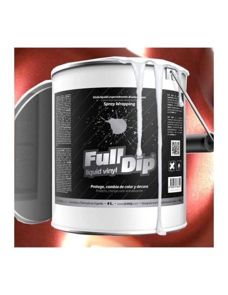 Vernice removibile Full Dip 4L Rosso vino Candy Perla