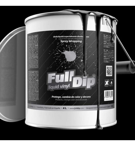 Vernice removibile Full Dip 4L Trasparente opaco