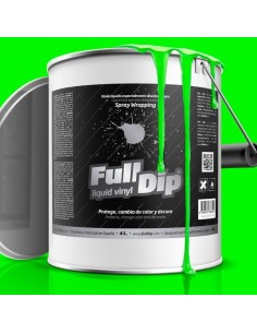 Vernice removibile Full Dip 4L Verde Monster Fluo