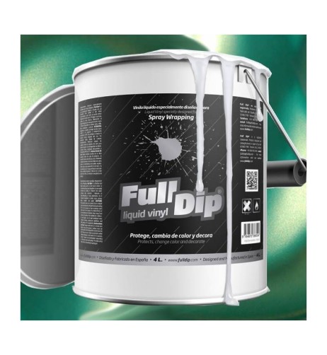 Vernice removibile Full Dip 4L Verde zombie Candy Perla