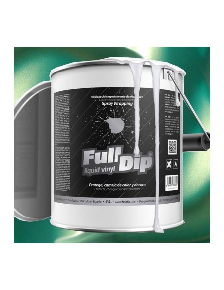 Vernice removibile Full Dip 4L Verde zombie Candy Perla