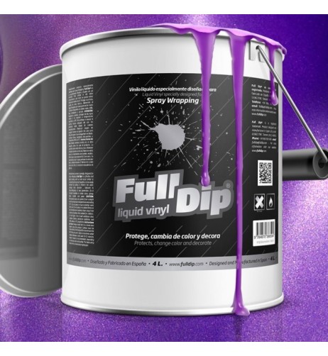 Vernice removibile Full Dip 4L Viola metallizzato