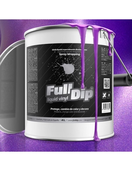 Vernice removibile Full Dip 4L Viola metallizzato