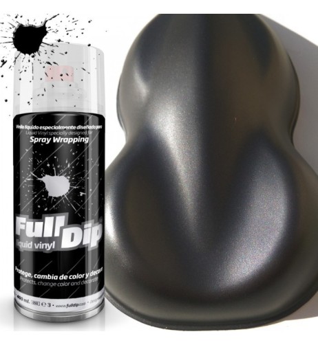 Vernice removibile spray Full Dip Antracite metallico Candy Perla