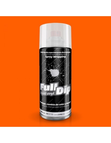 Vernice removibile spray Full Dip Arancione Fluo