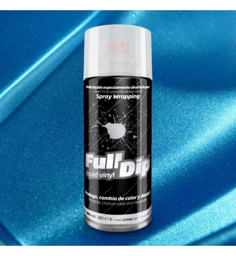 Vernice removibile spray Full Dip Azzurro Metallizzato