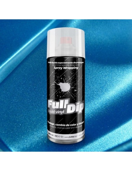 Vernice removibile spray Full Dip Azzurro Metallizzato