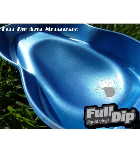 Vernice removibile spray Full Dip Azzurro Metallizzato