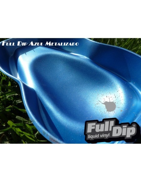 Vernice removibile spray Full Dip Azzurro Metallizzato