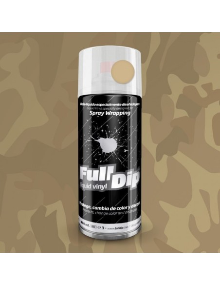 Vernice removibile spray Full Dip Beige Militare opaco