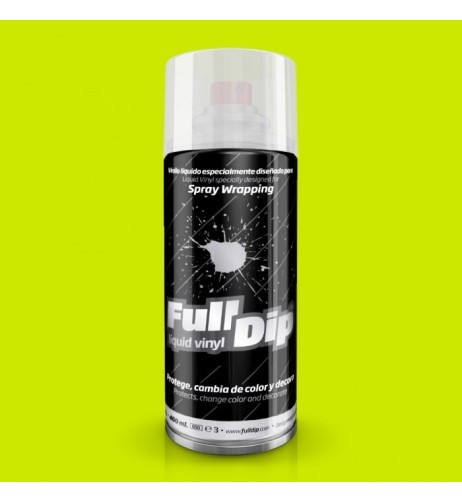 Vernice removibile spray Full Dip Giallo Fluo