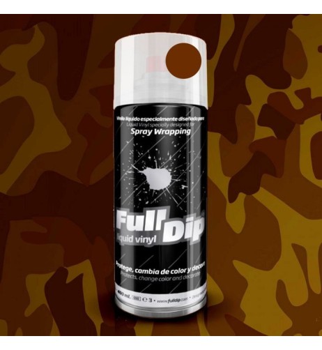 Vernice removibile spray Full Dip Marrone Militare opaco