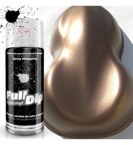 Vernice removibile spray Full Dip Marrone nocciola Candy Perla