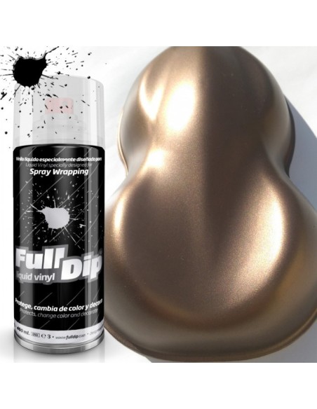 Vernice removibile spray Full Dip Marrone nocciola Candy Perla