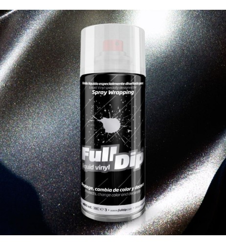 Vernice removibile spray Full Dip Nero Metallizzato
